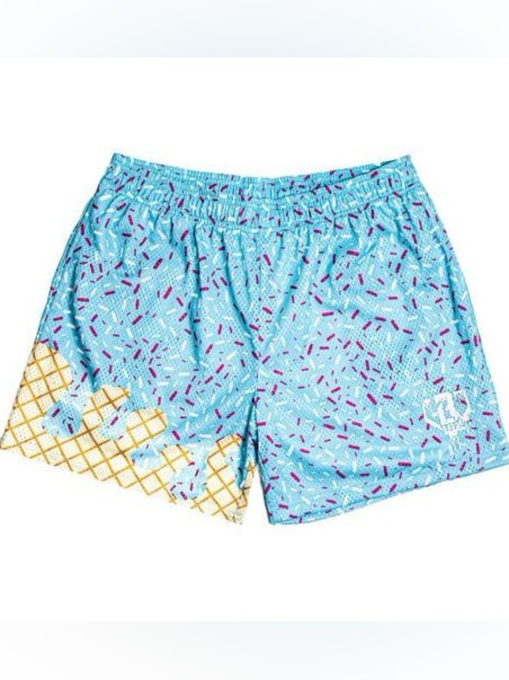 Baseball Lifestyle 101 Men’s Medium Ice Cream Shorts Color Cotton Candy